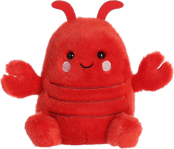 Aurora Adorable Palm Pals Clawford Lobster Stuffed Animal - Pocket-Sized Play - Collectable Fun - Red 5 Inches