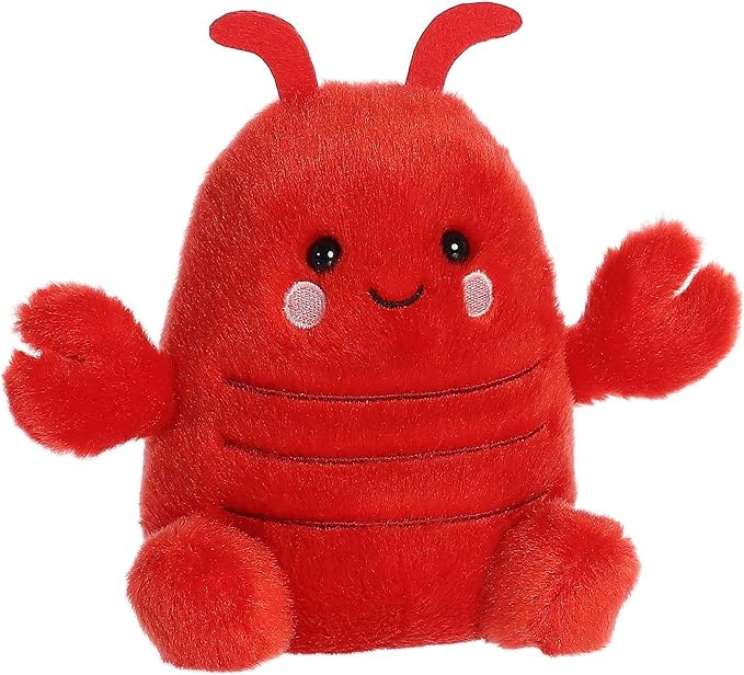 Aurora Adorable Palm Pals Clawford Lobster Stuffed Animal - Pocket-Sized Play - Collectable Fun - Red 5 Inches